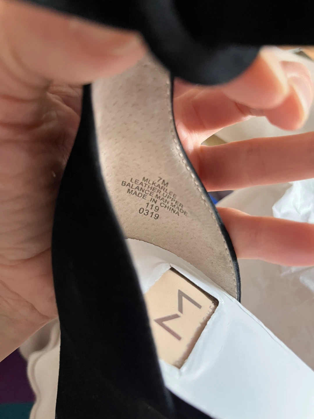 Marc Fisher Black Suede Block Heel Sandals Size 7M