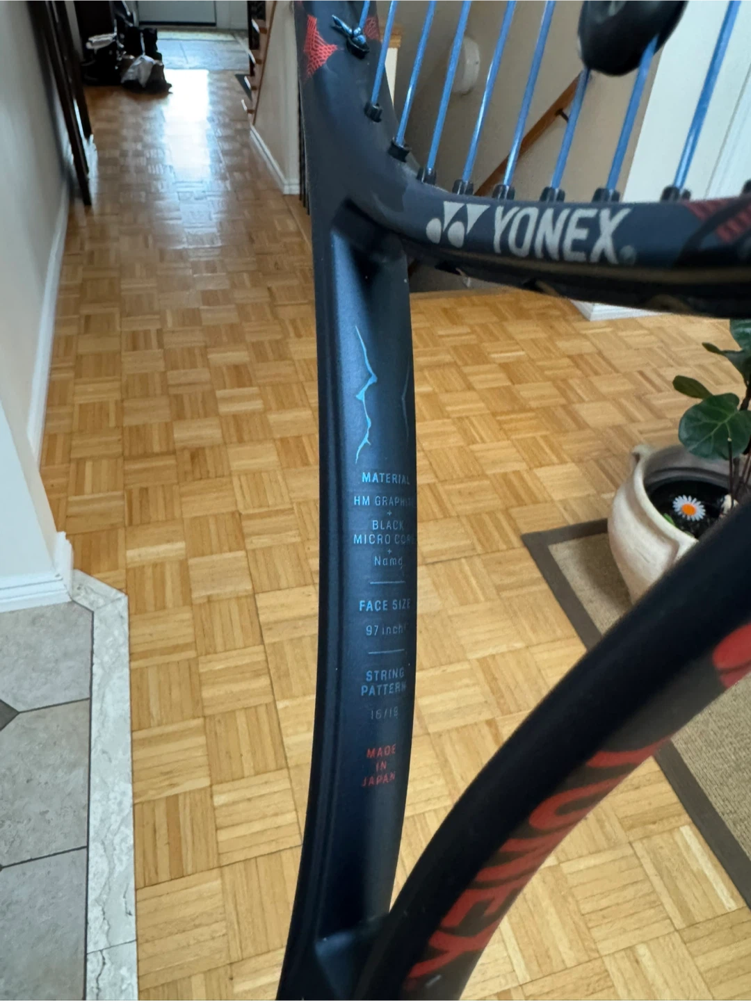 Yonex VCORE PRO tennis racket newly restrung to specs. - photo 4