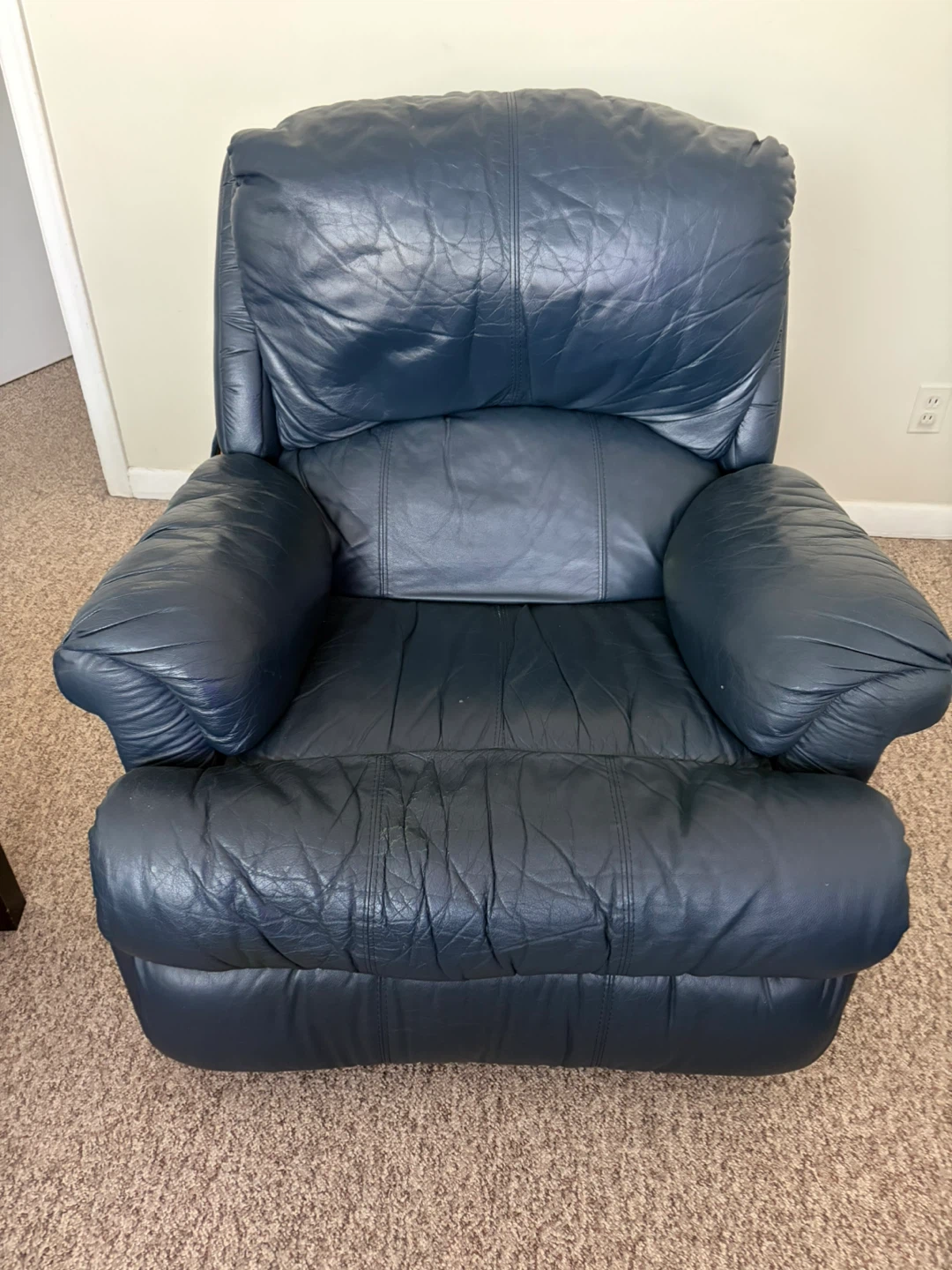 Navy Blue Recliner Chair