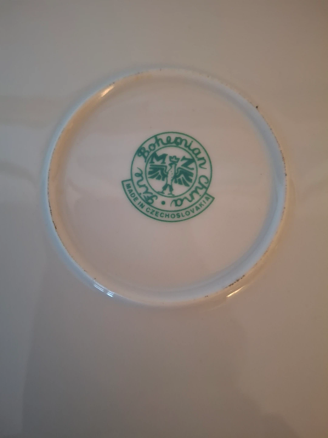 Bohemian China deep plate with fruit design - photo 5