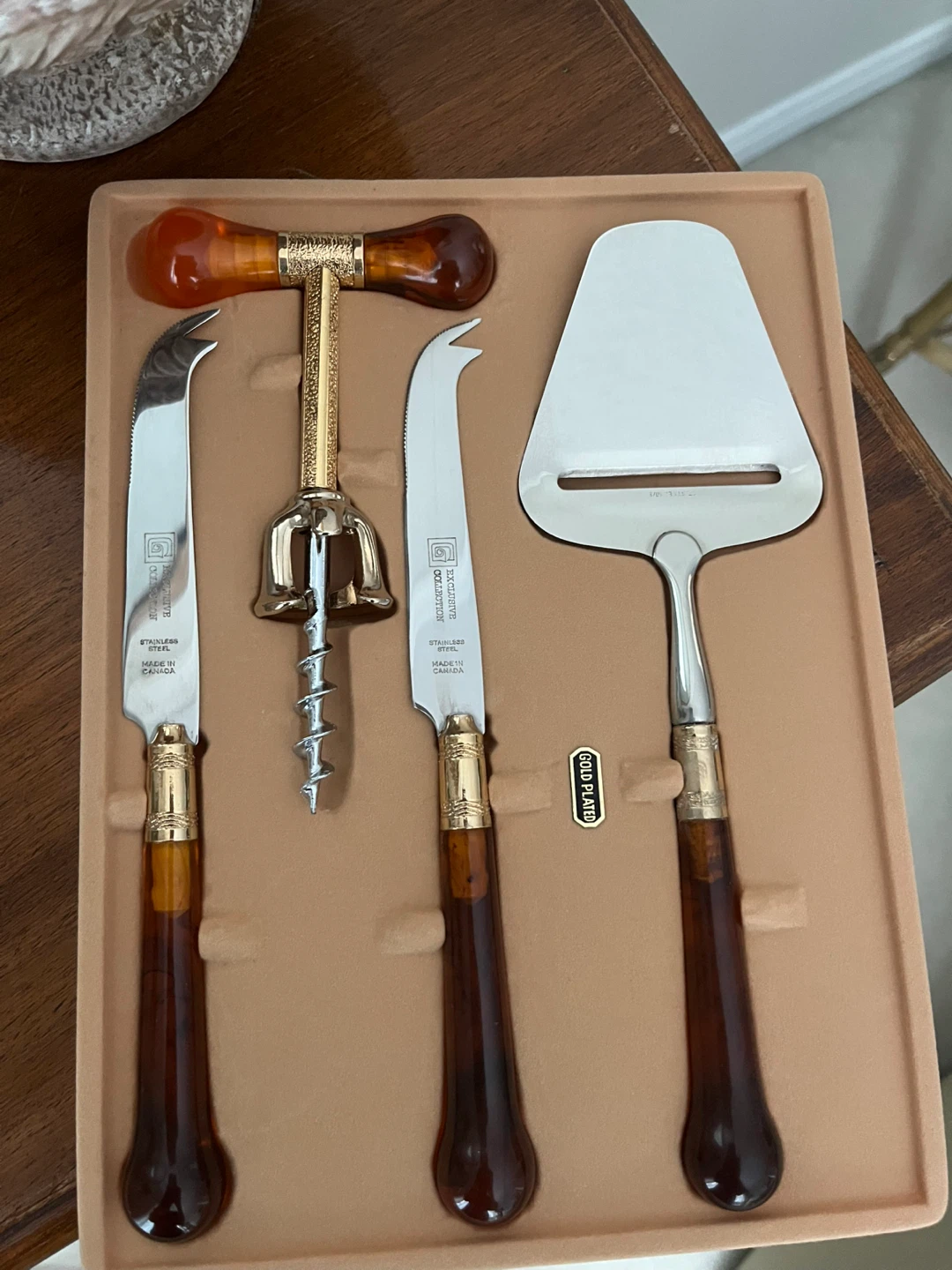 Exclusive Collection Cheese Knife Set with Corkscrew - photo 2