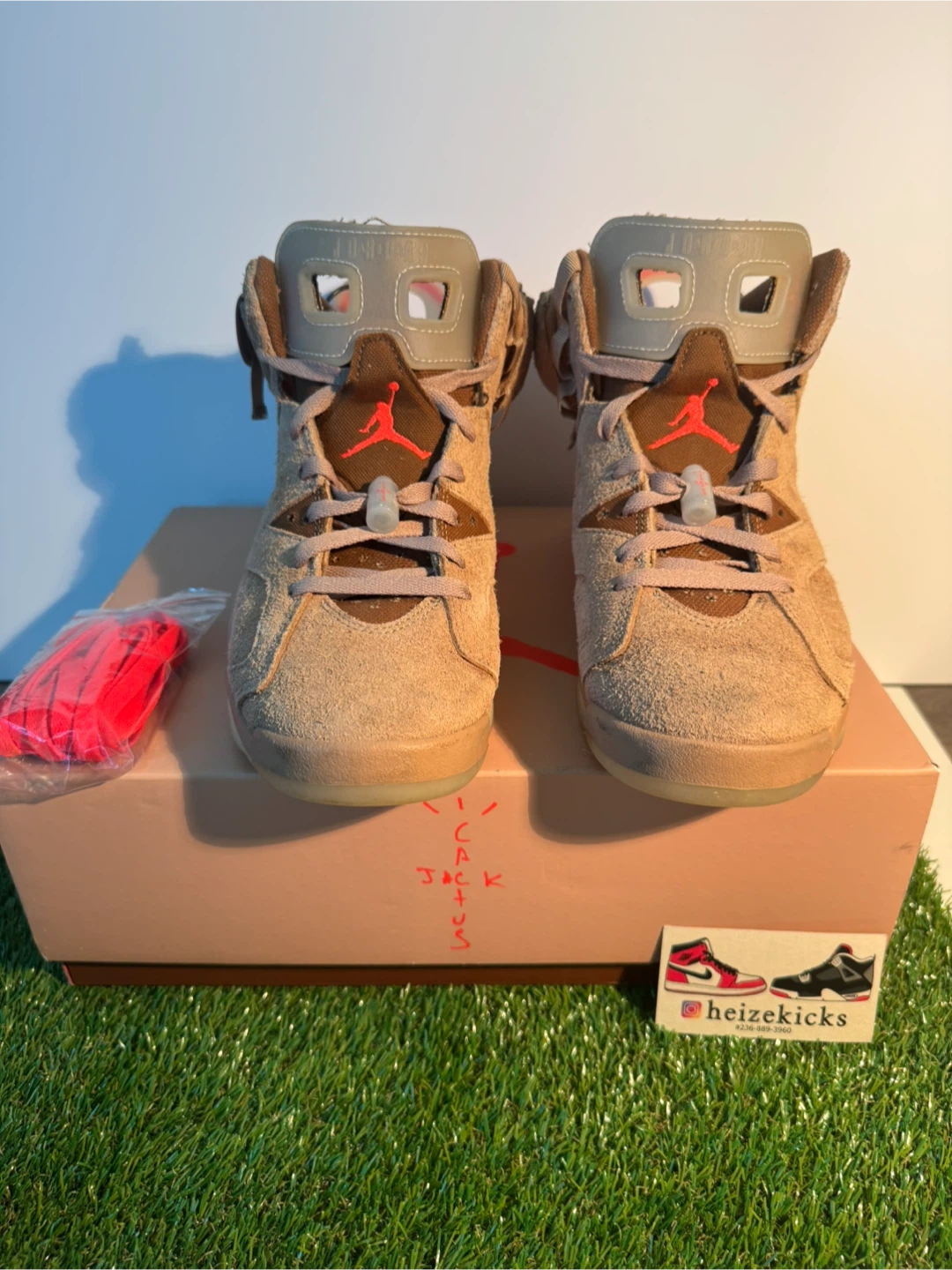 Jordan 6 Travis Scott British Khaki size 8.5 - photo 3