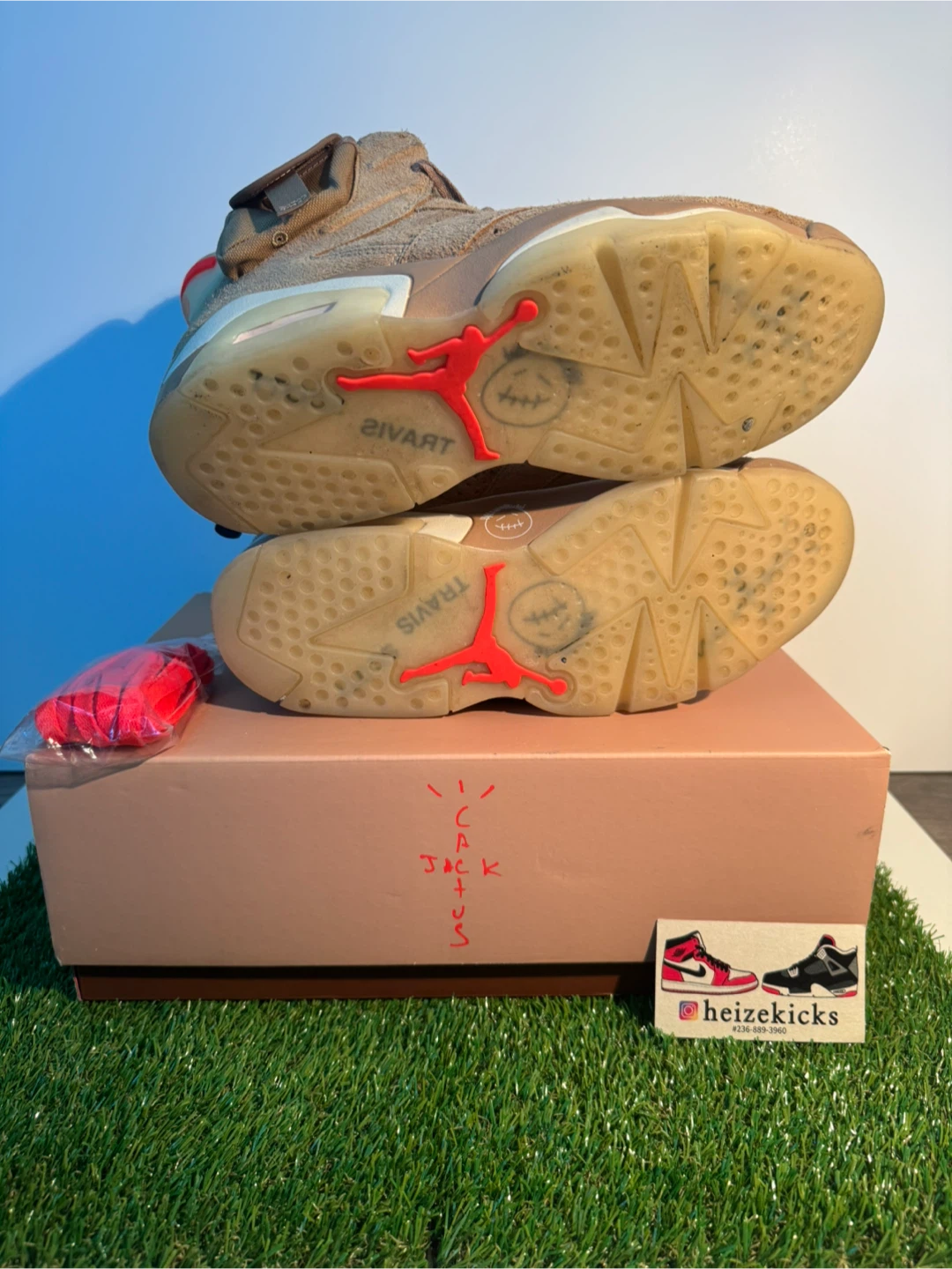 Jordan 6 Travis Scott British Khaki size 8.5 - photo 5