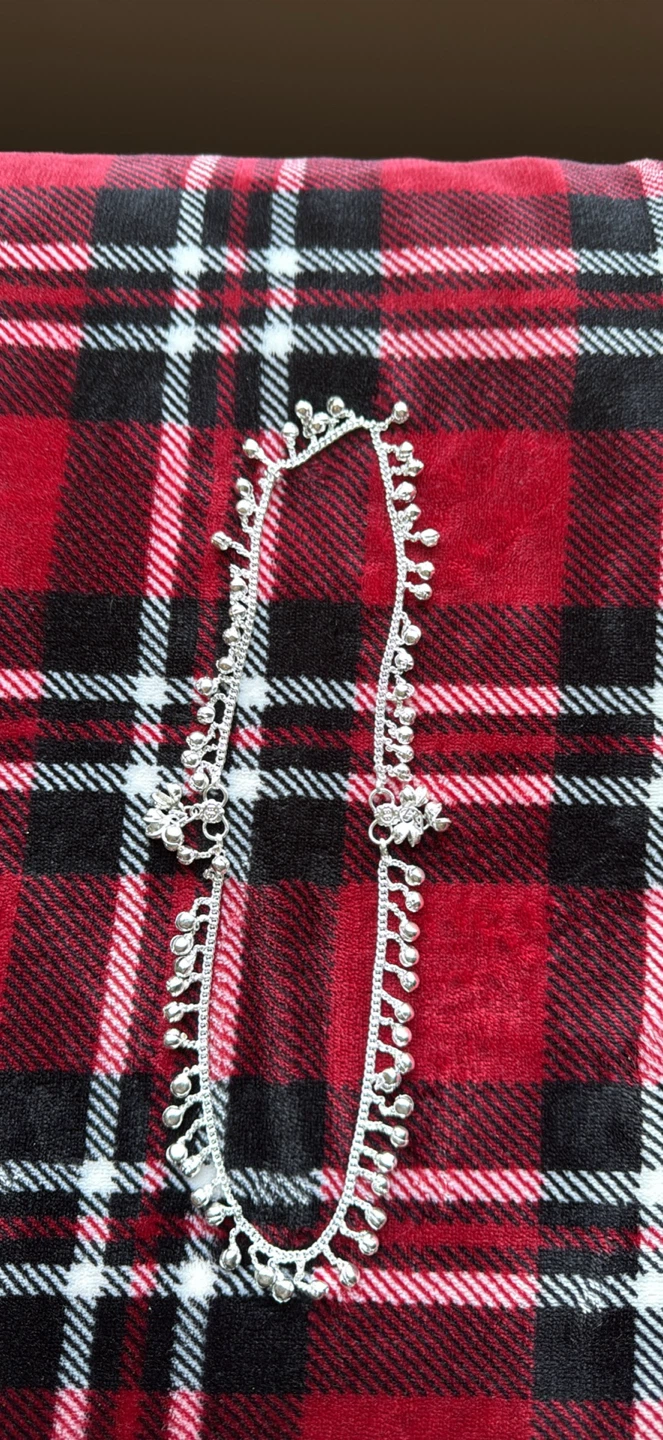 Silver Anklets with Bells - photo 2