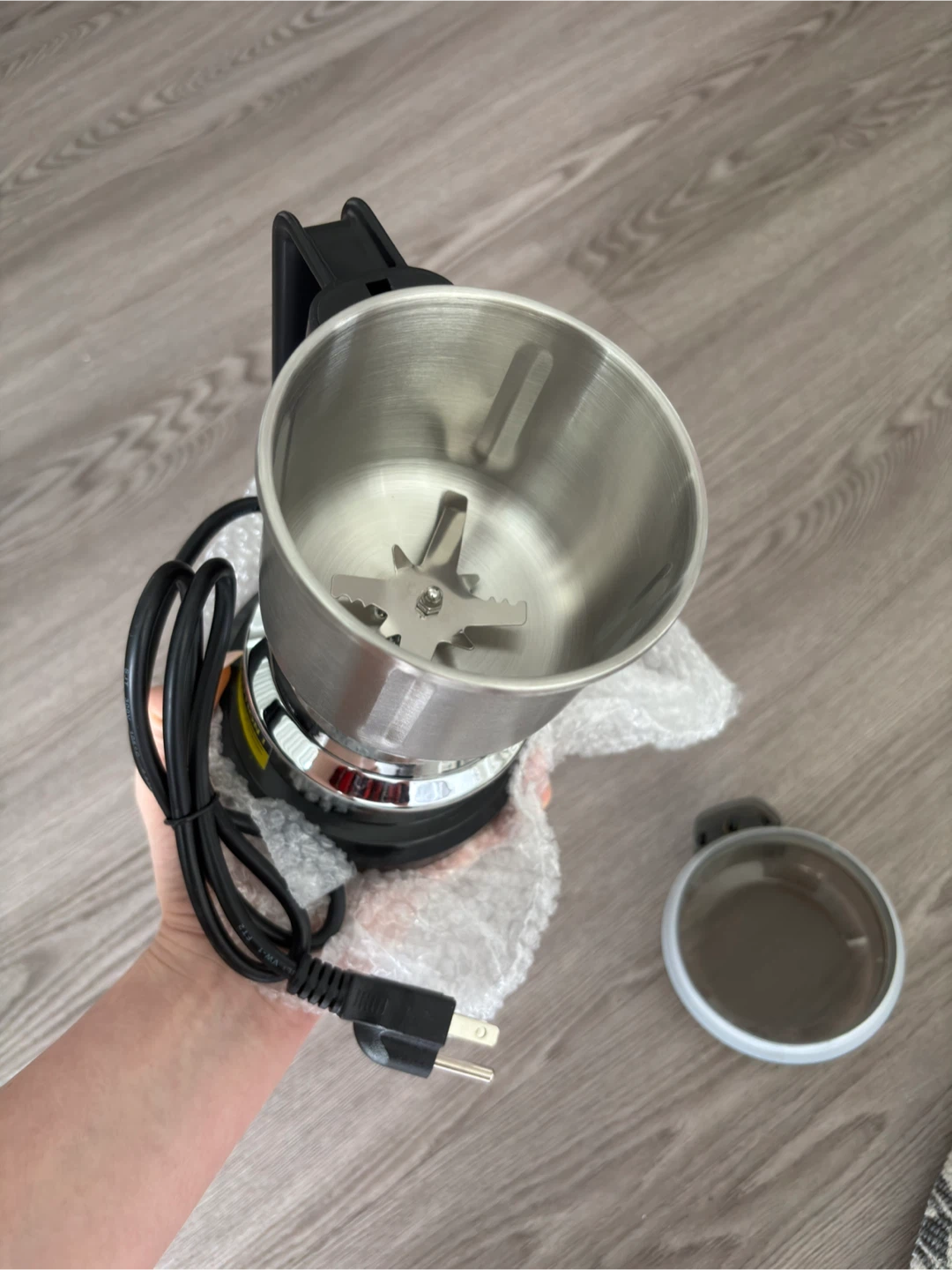 Stainless Steel Electric Coffee Grinder - photo 2