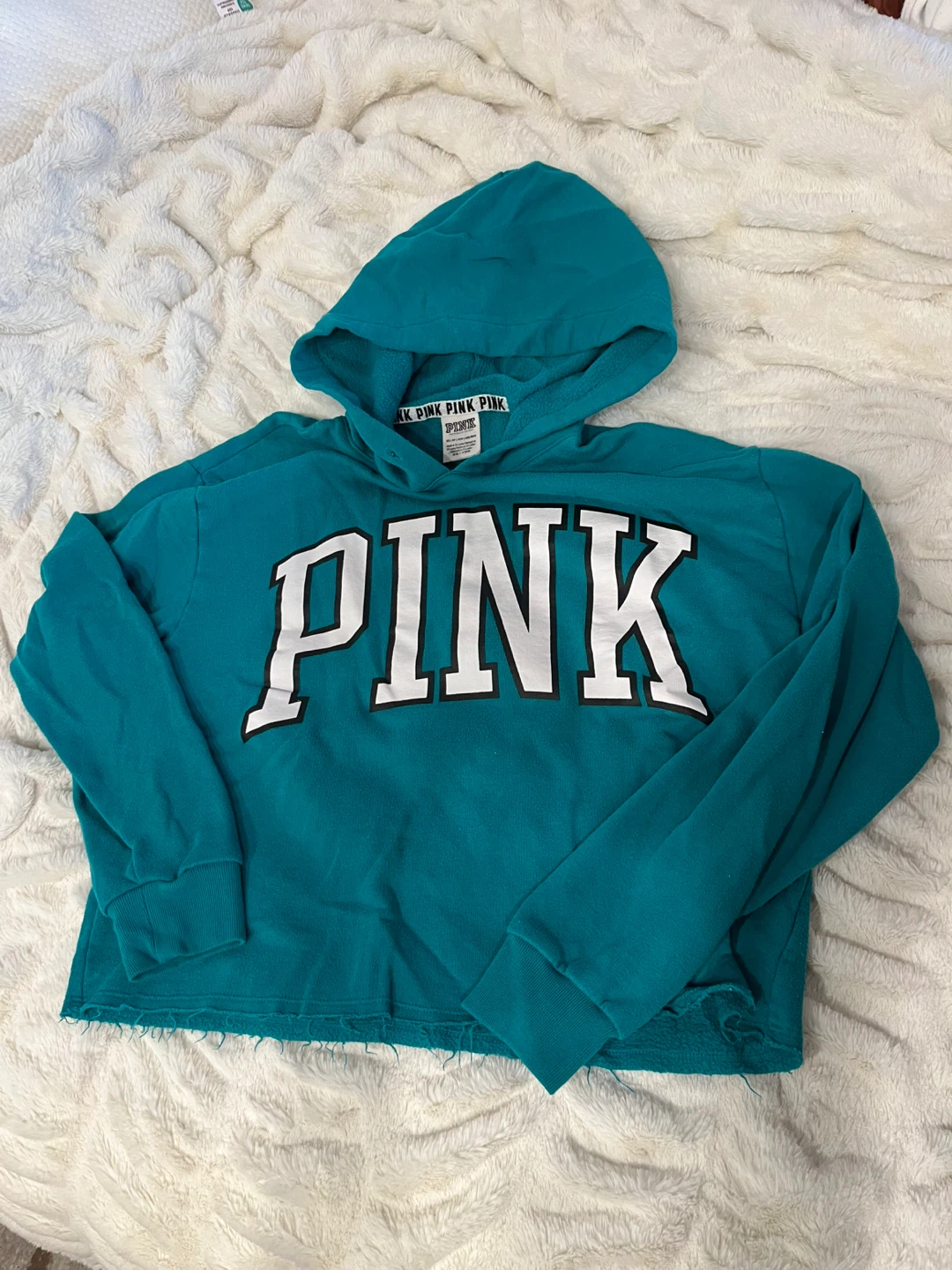 PINK Victoria's Secret Teal Hoodie