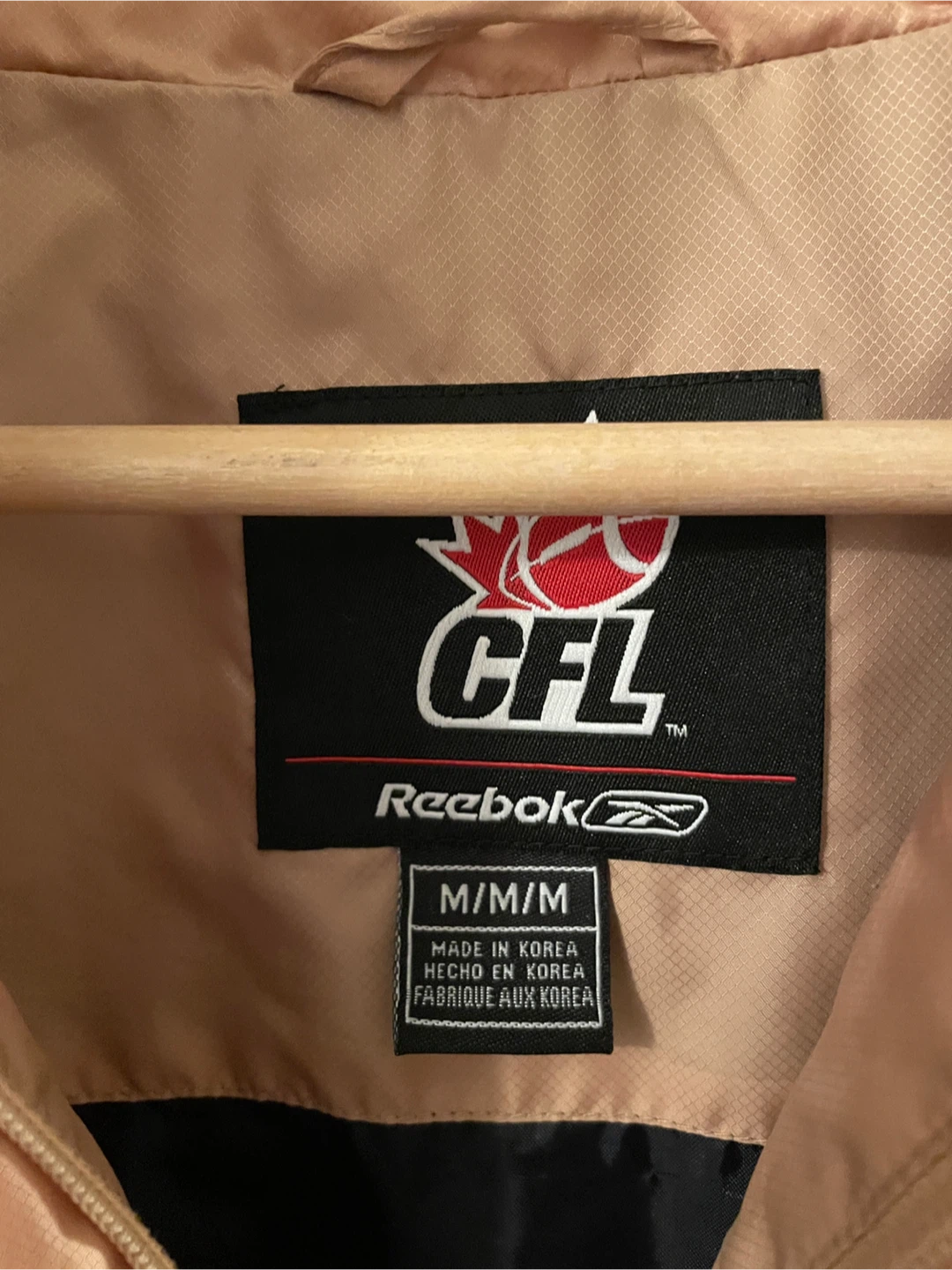 Reebok CFL Blue Bombers Windbreaker Jacket - M - photo 3