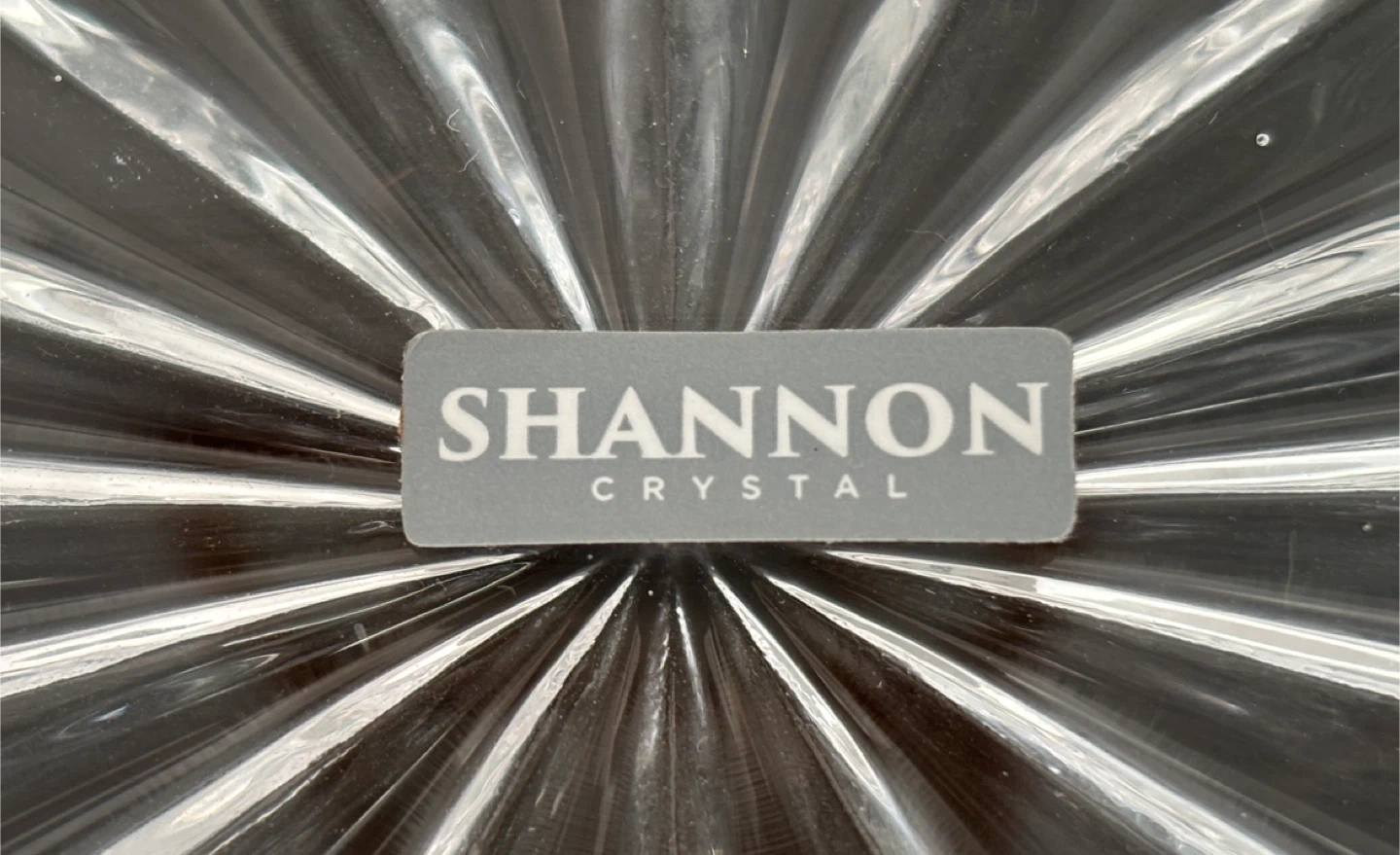 Shannon Crystal Chip and Dip Platter Set - photo 4