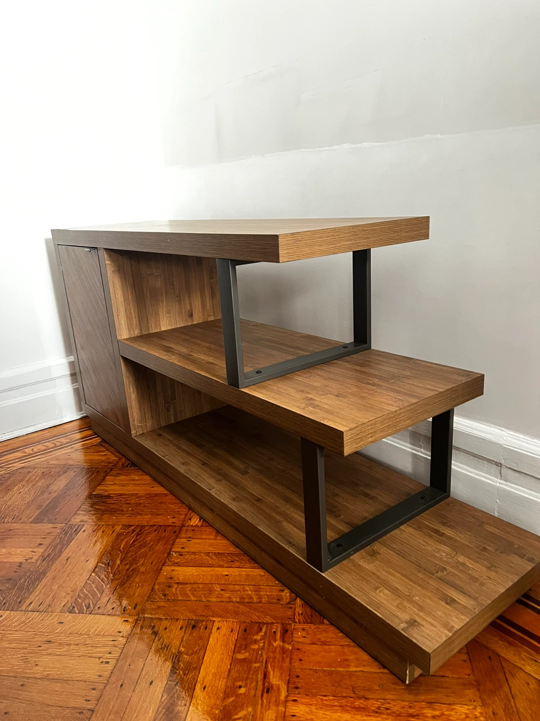 Wood and Metal Media Console / Side Table - photo 4