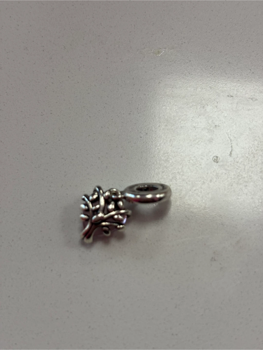 Pandora Sterling Silver Pink Heart Charm - photo 2