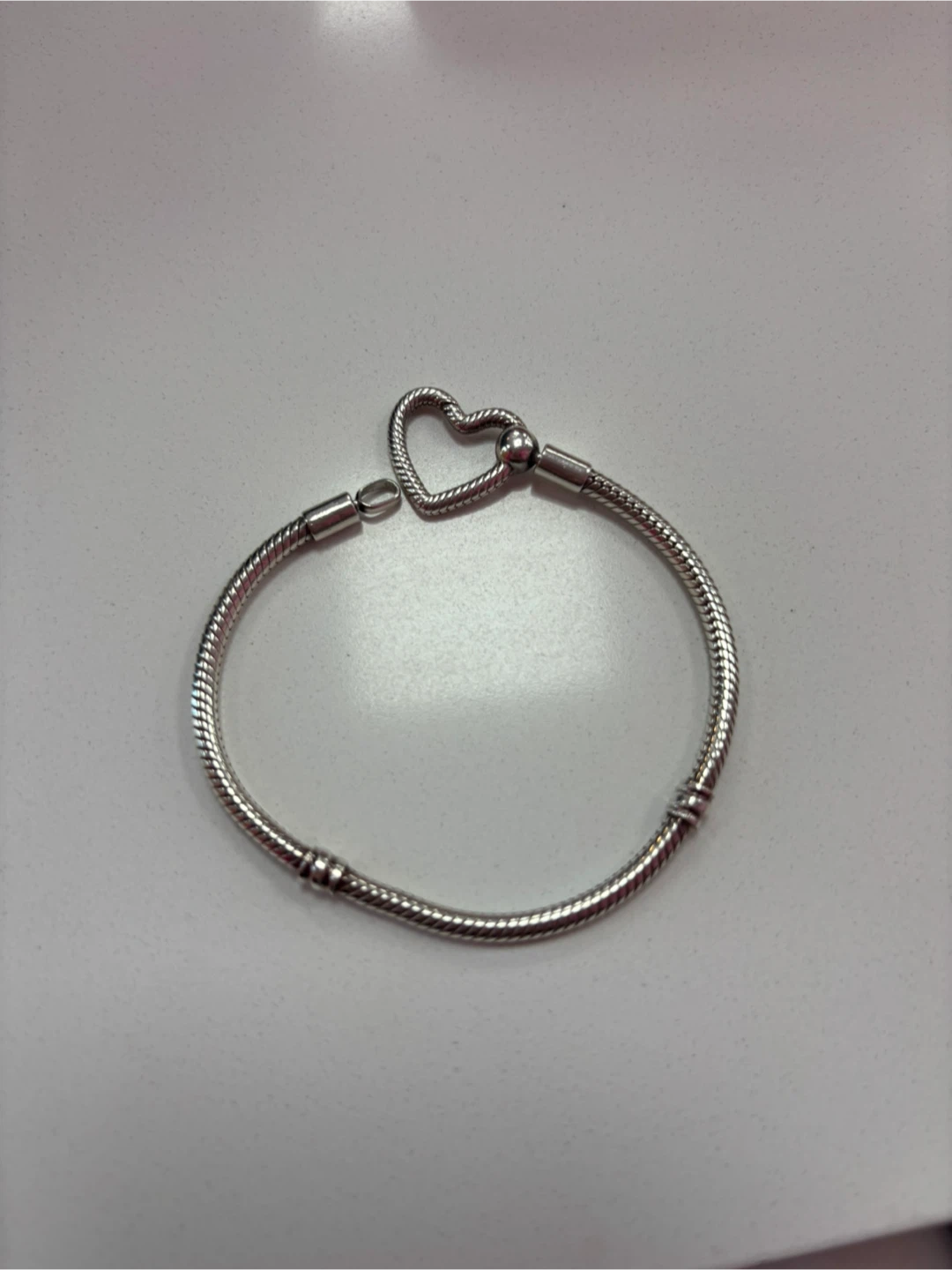 Pandora Sterling Silver Heart Clasp Bracelet