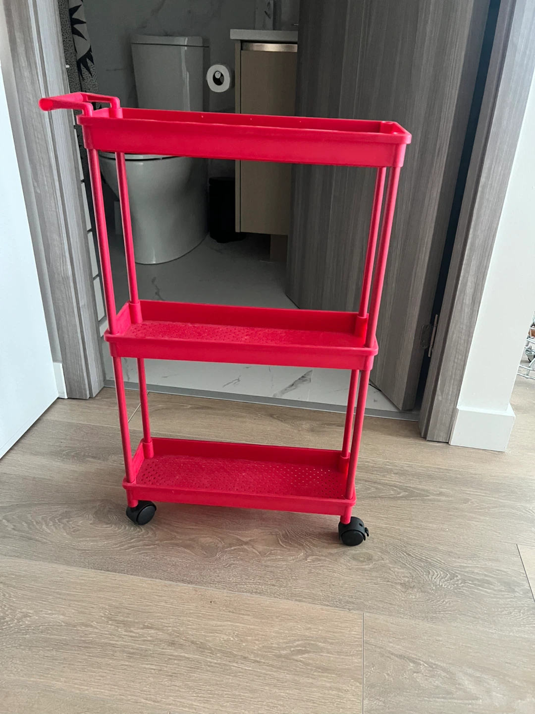 Small Red Storage Cart - photo 2