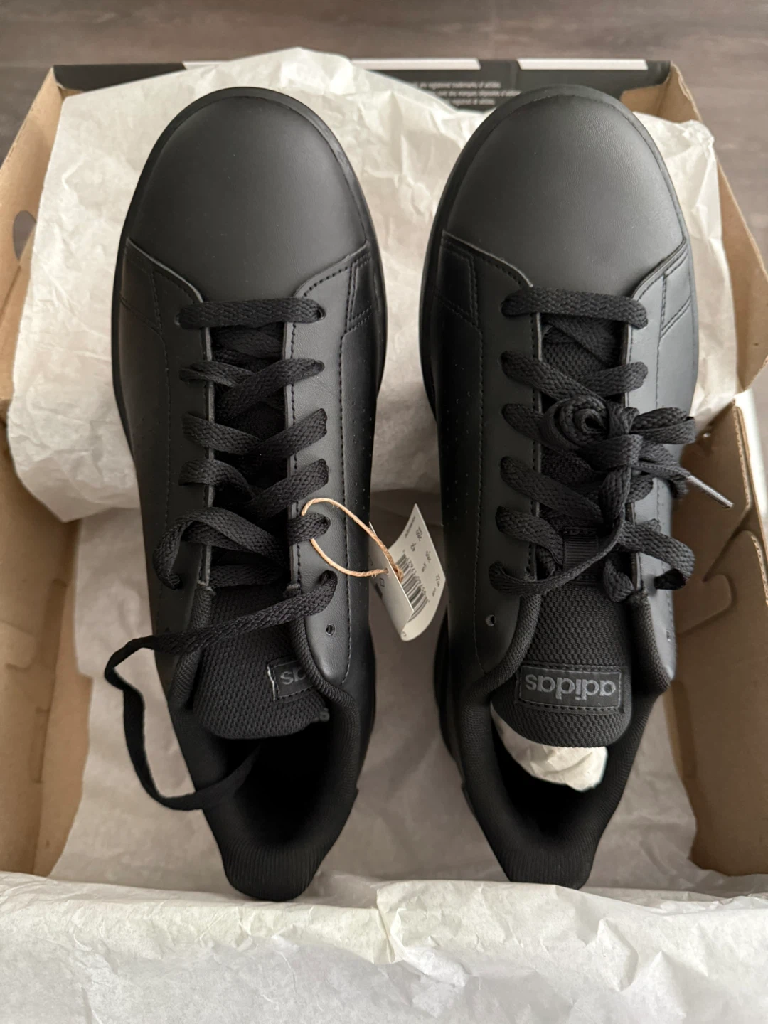 Adidas Advantage Base Men's Shoes - Black - Size 8.5 - photo 2