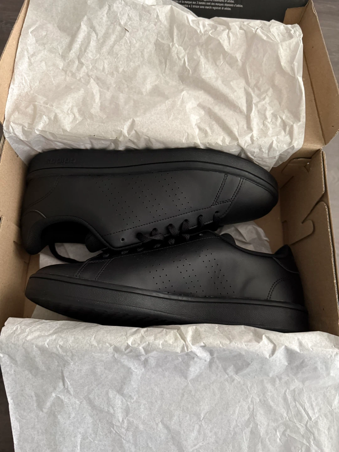 Adidas Advantage Base Men's Shoes - Black - Size 8.5