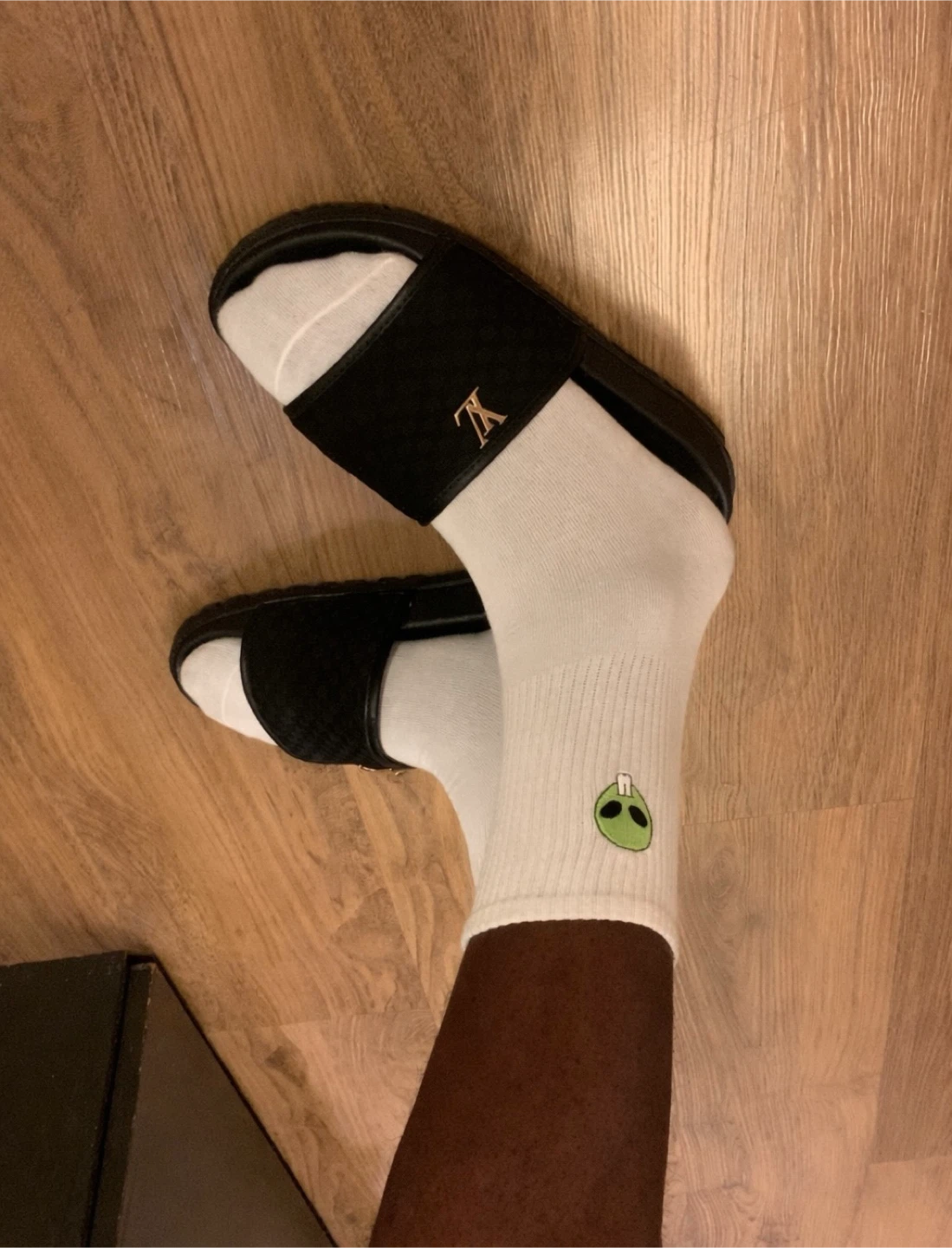 Louis Vuitton Slides - Black