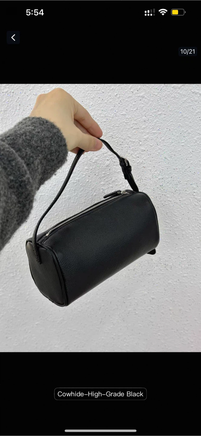 Suede 90’s Bag with Strap - photo 4