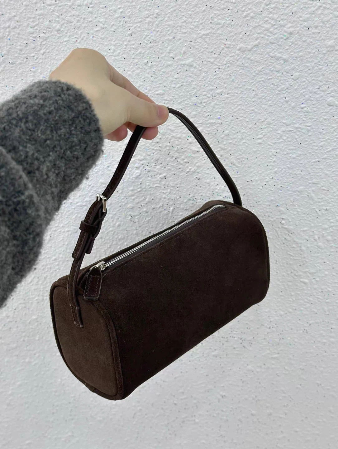 Suede 90’s Bag with Strap - photo 2