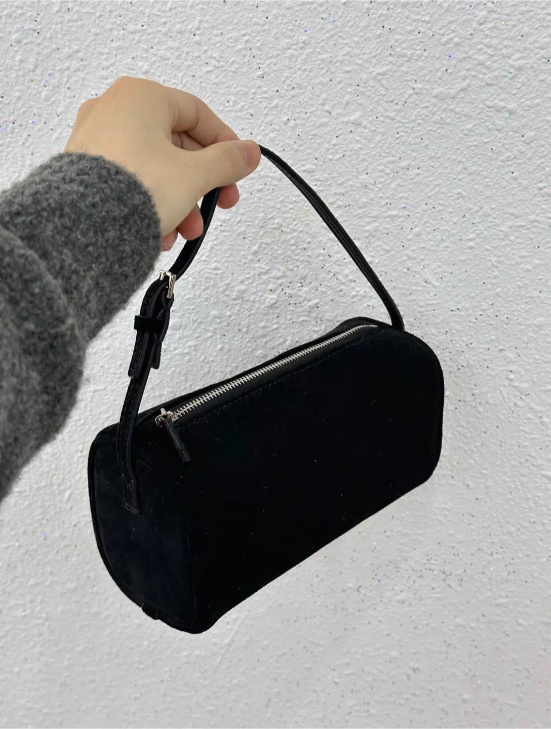 Suede 90’s Bag with Strap - photo 3