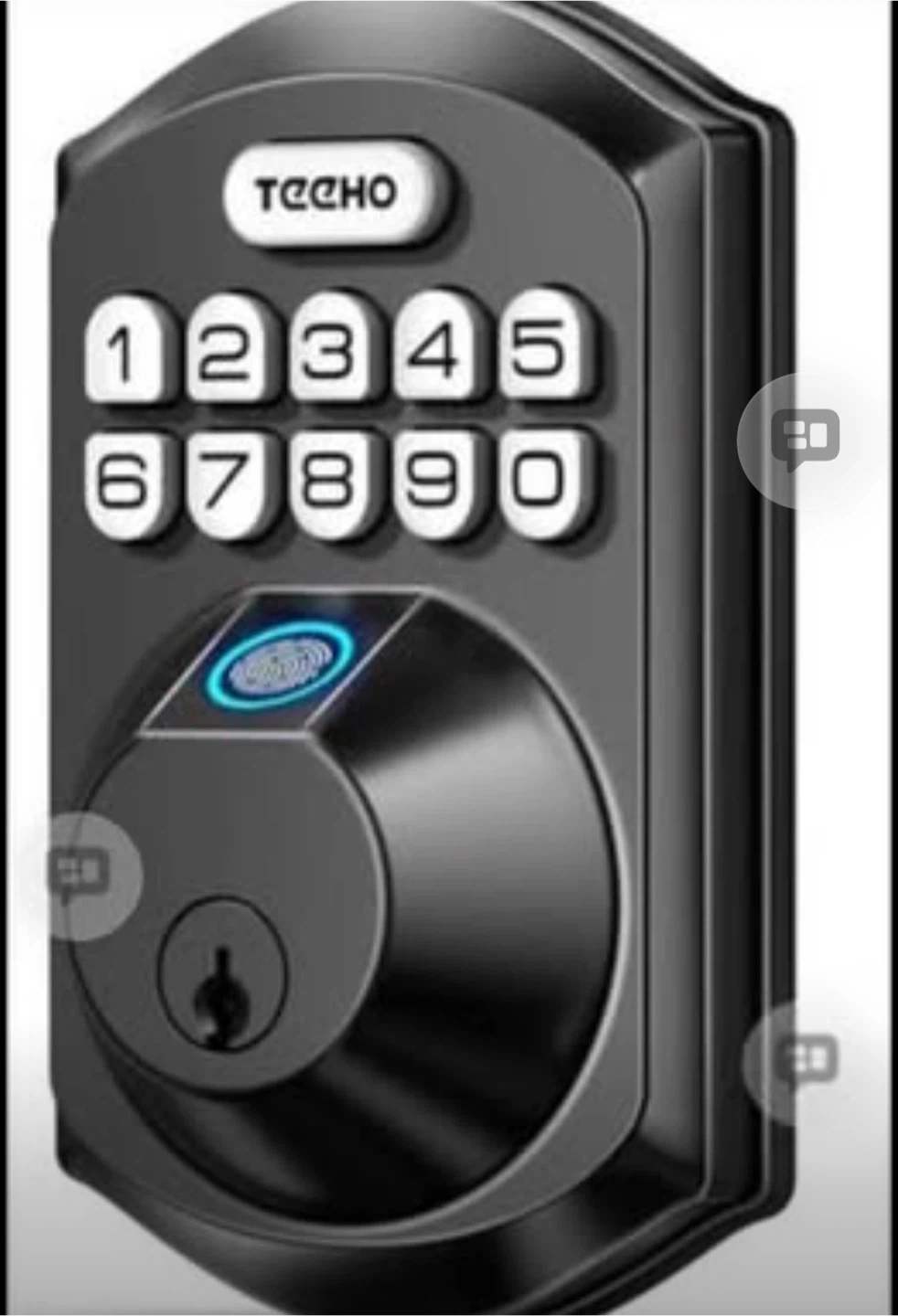 Techo Smart Door Lock with Fingerprint and Keypad