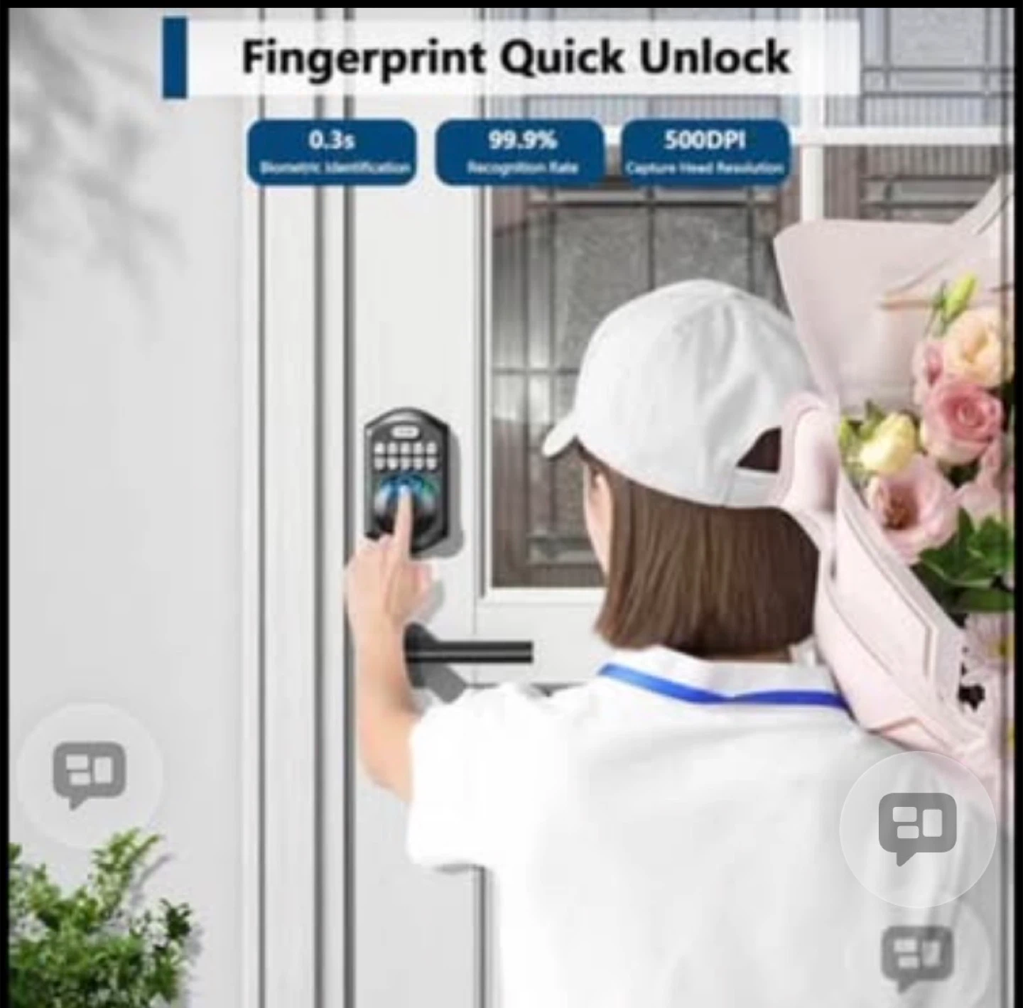 Techo Smart Door Lock with Fingerprint and Keypad - photo 3