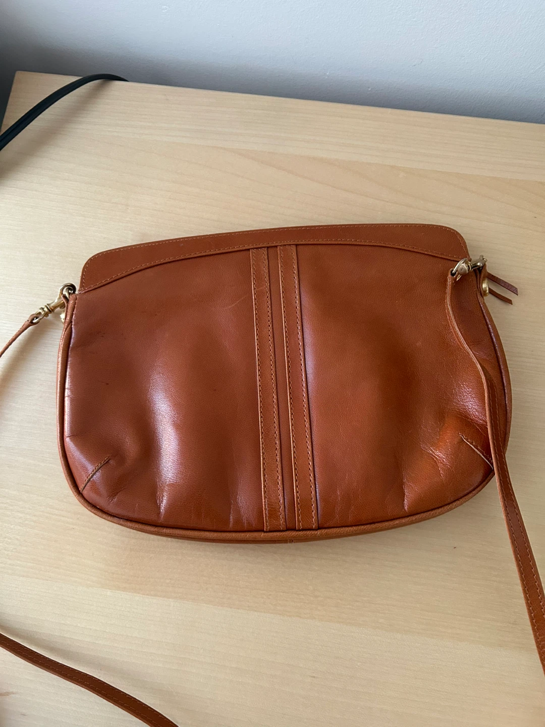 Antique Brown 100% Genuine Leather Purse - photo 2
