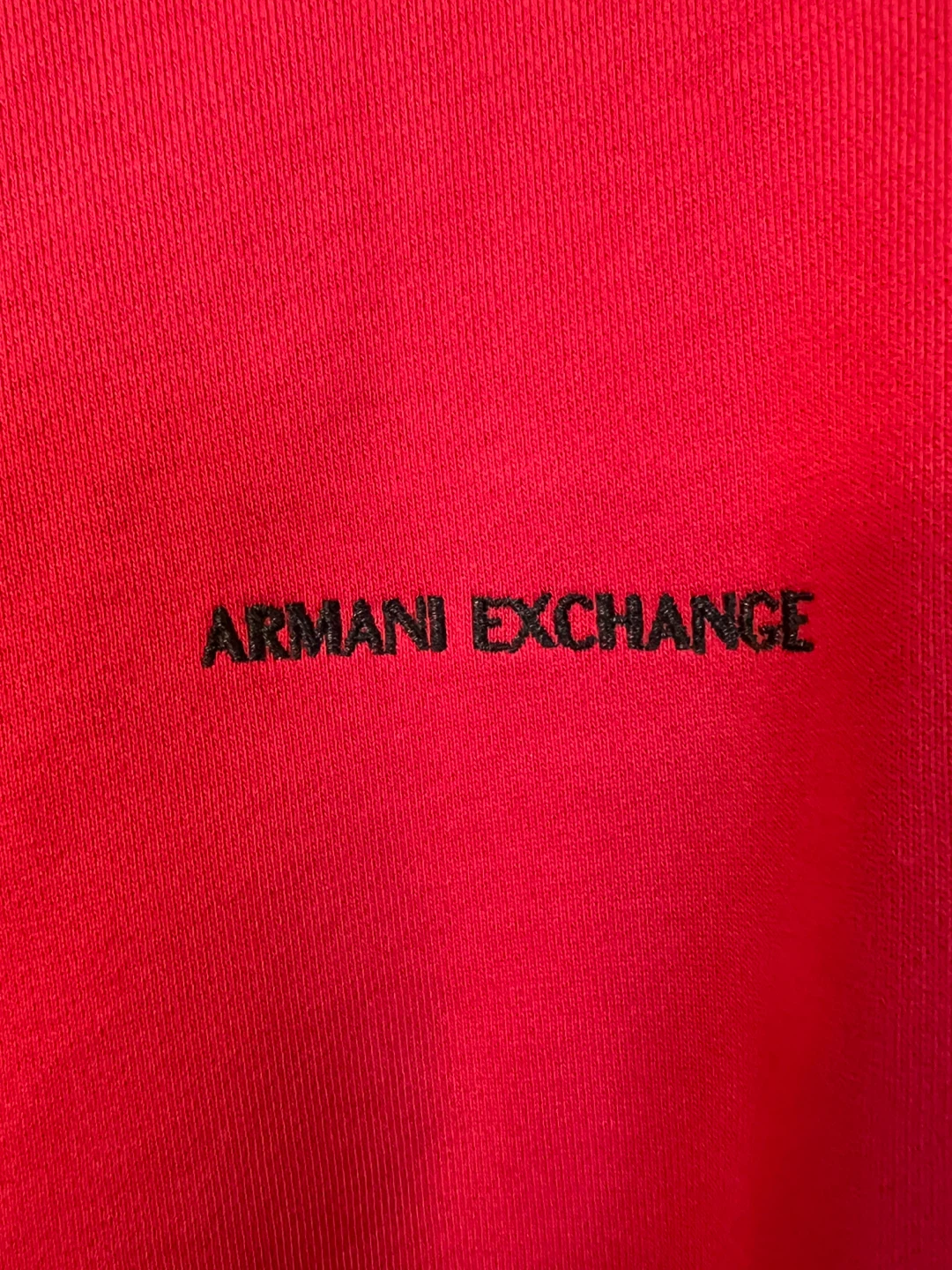Armani Exchange Red Dragon Print Hoodie - Size L - photo 3
