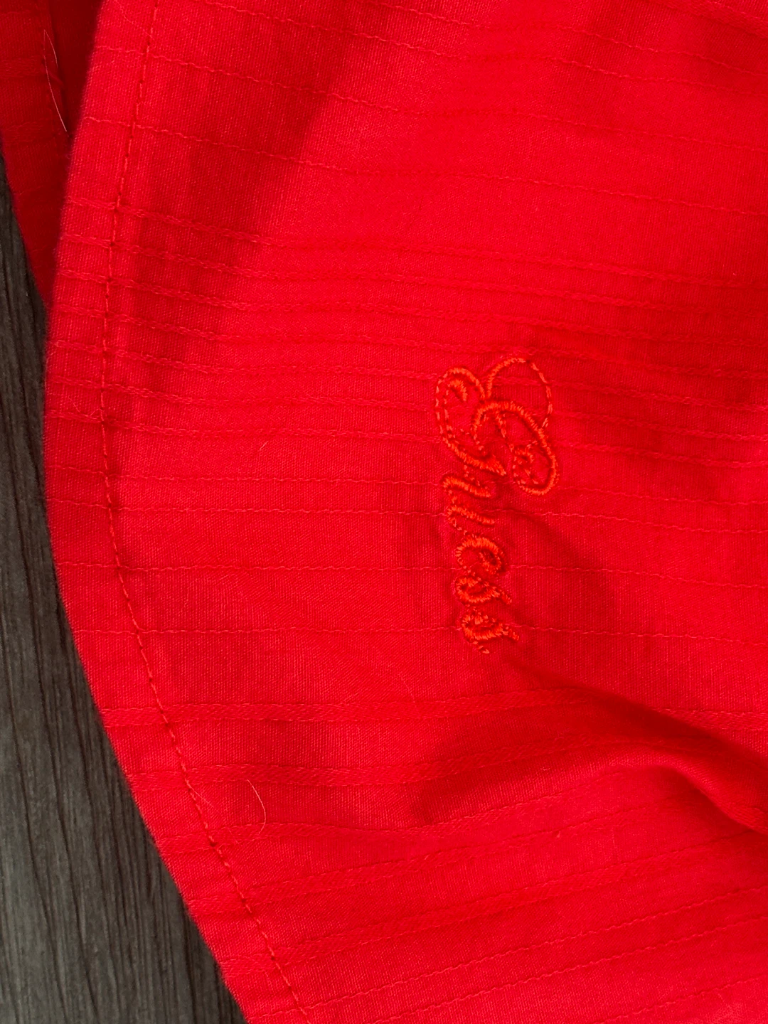 Guess Jeans Red Button-Up Blouse Size Medium - photo 3
