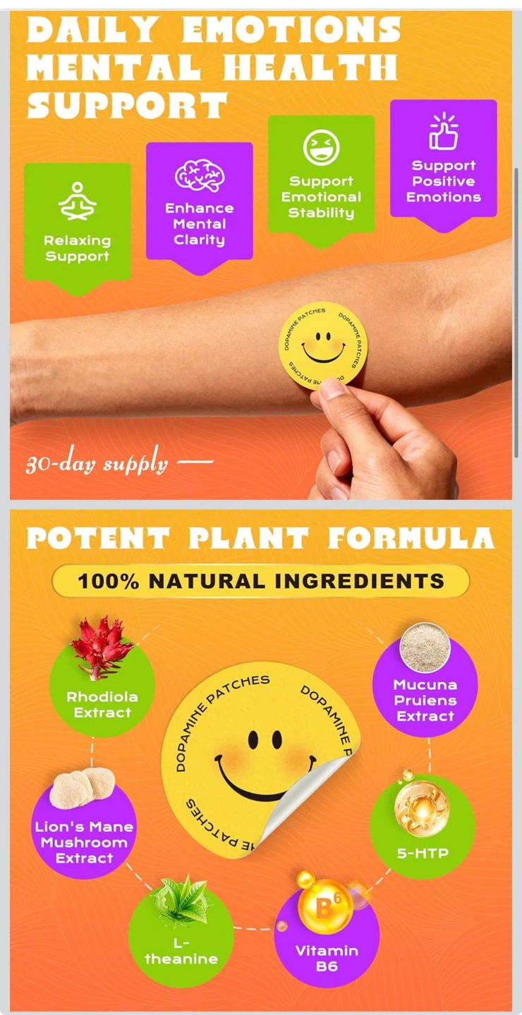 Dopamine Patches - Mood Support & Positivity - photo 2