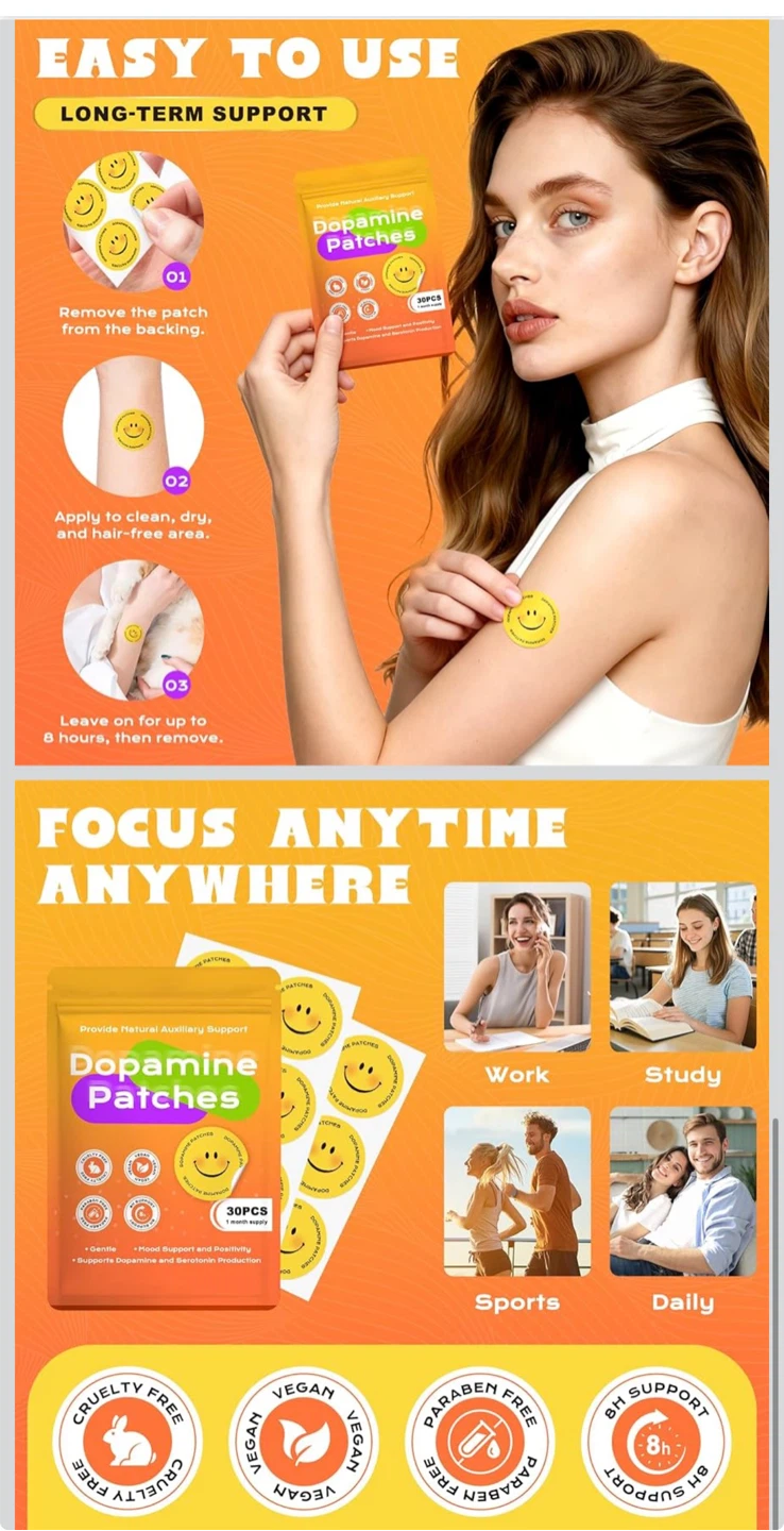 Dopamine Patches - Mood Support & Positivity - photo 4