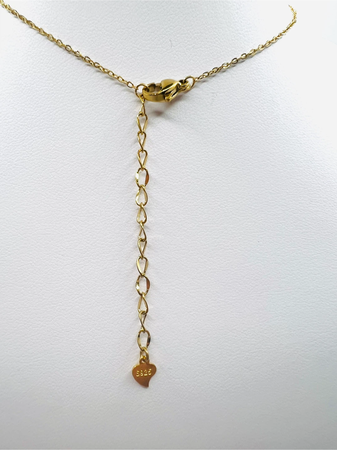 925 Sterling silver high clarity simulated diamond necklaces - photo 3