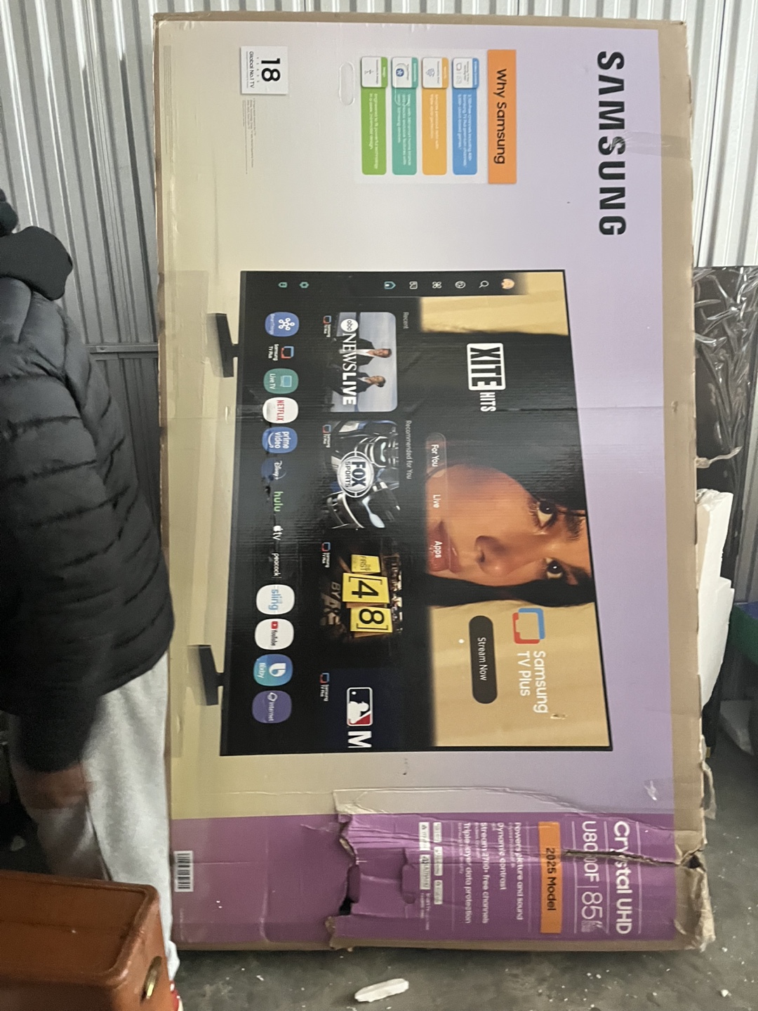 Samsung Crystal UHD 2023 Model 85" TV