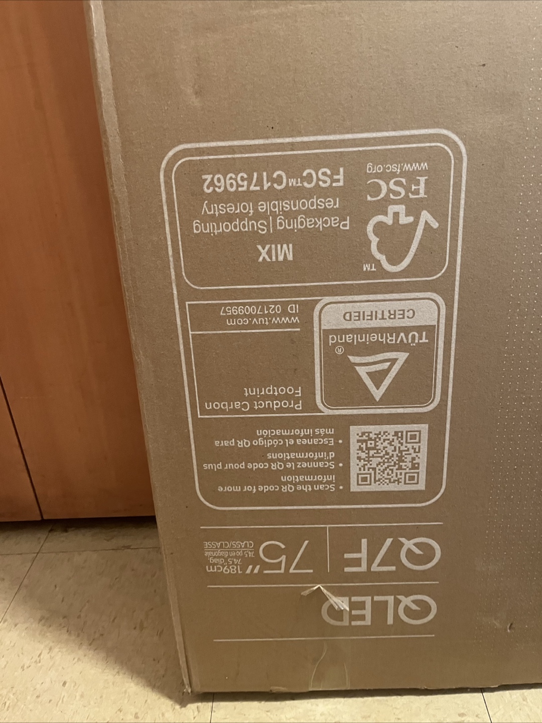 Samsung 75" QLED Q7F Smart TV