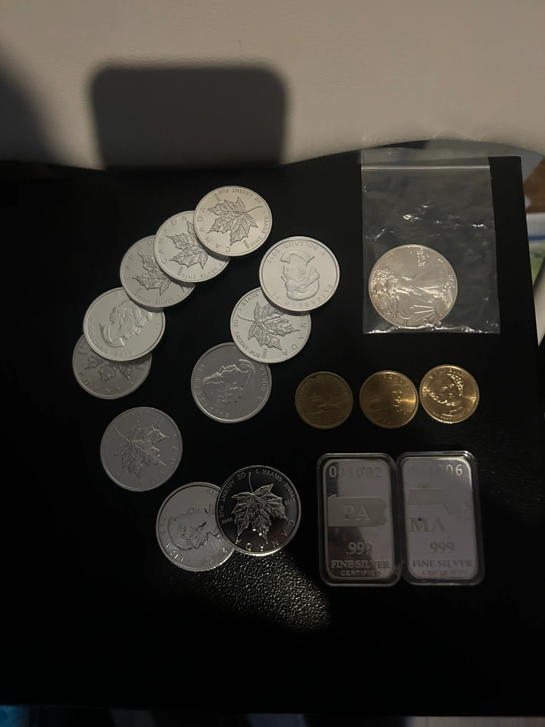 Mixed Lot of Silver Coins and Bars