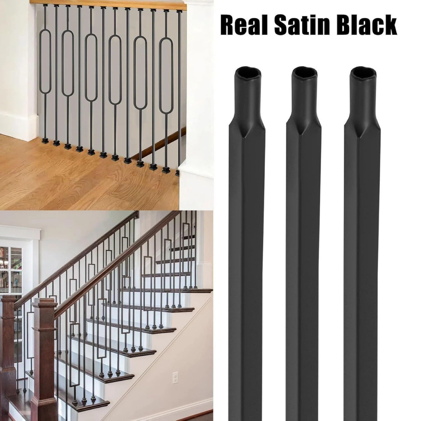 15 Pcs Wrought Iron Balusters - 44" Long