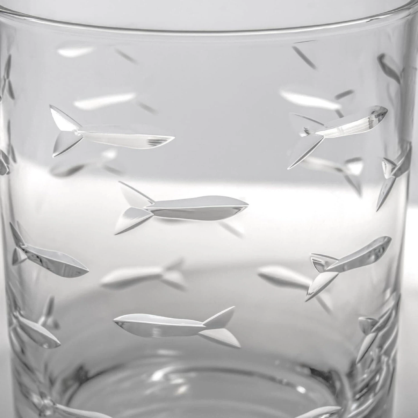 School of Fish 13oz Double Old Fashioned Glass whisky - photo 2