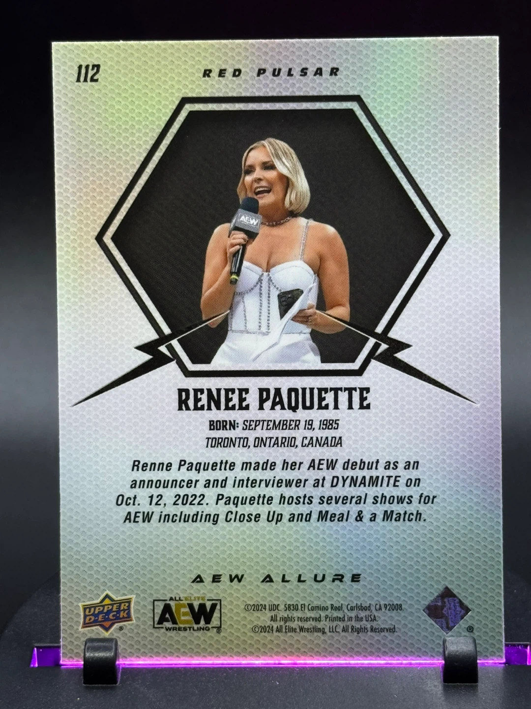 Upper Deck AEW 5 Card Lot - photo 2