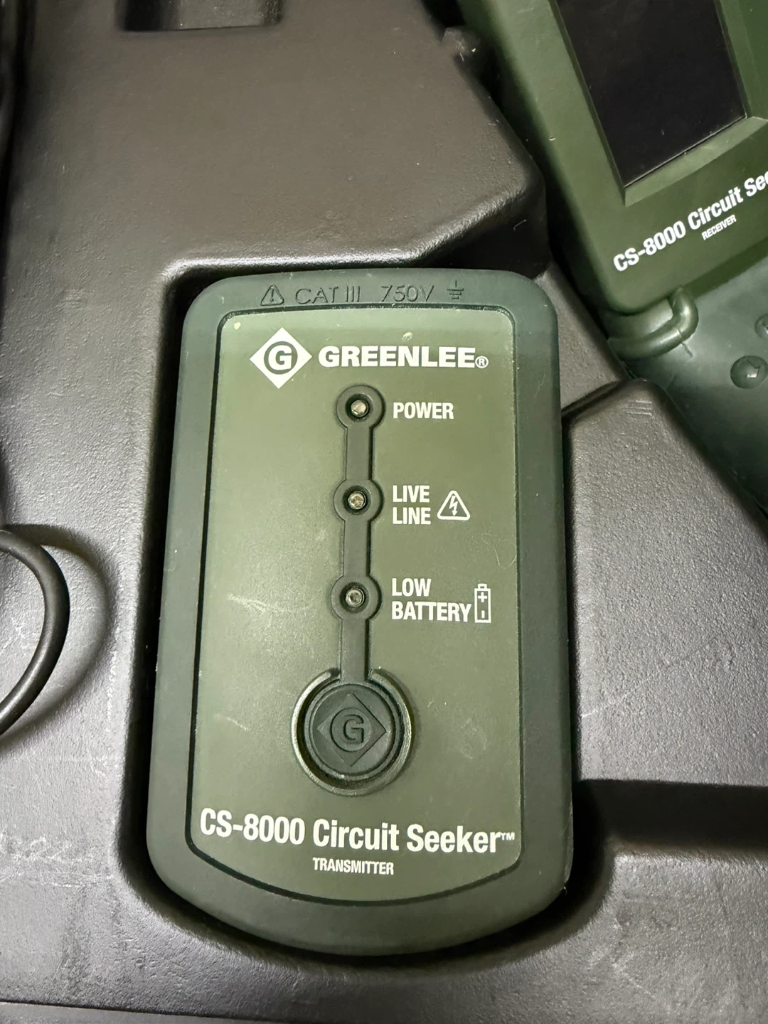 Greenlee CS-8000 Circuit Seeker Transmitter and Receiver Set - photo 4