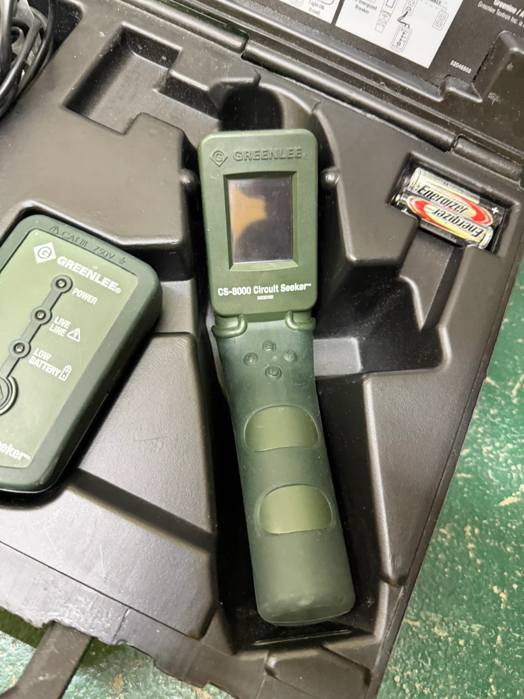 Greenlee CS-8000 Circuit Seeker Transmitter and Receiver Set - photo 5