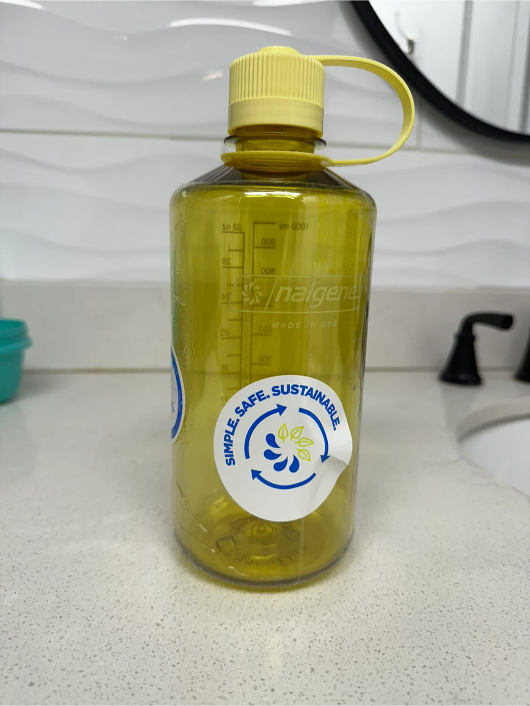 Nalgene Water Bottle - 1000ml - Yellow