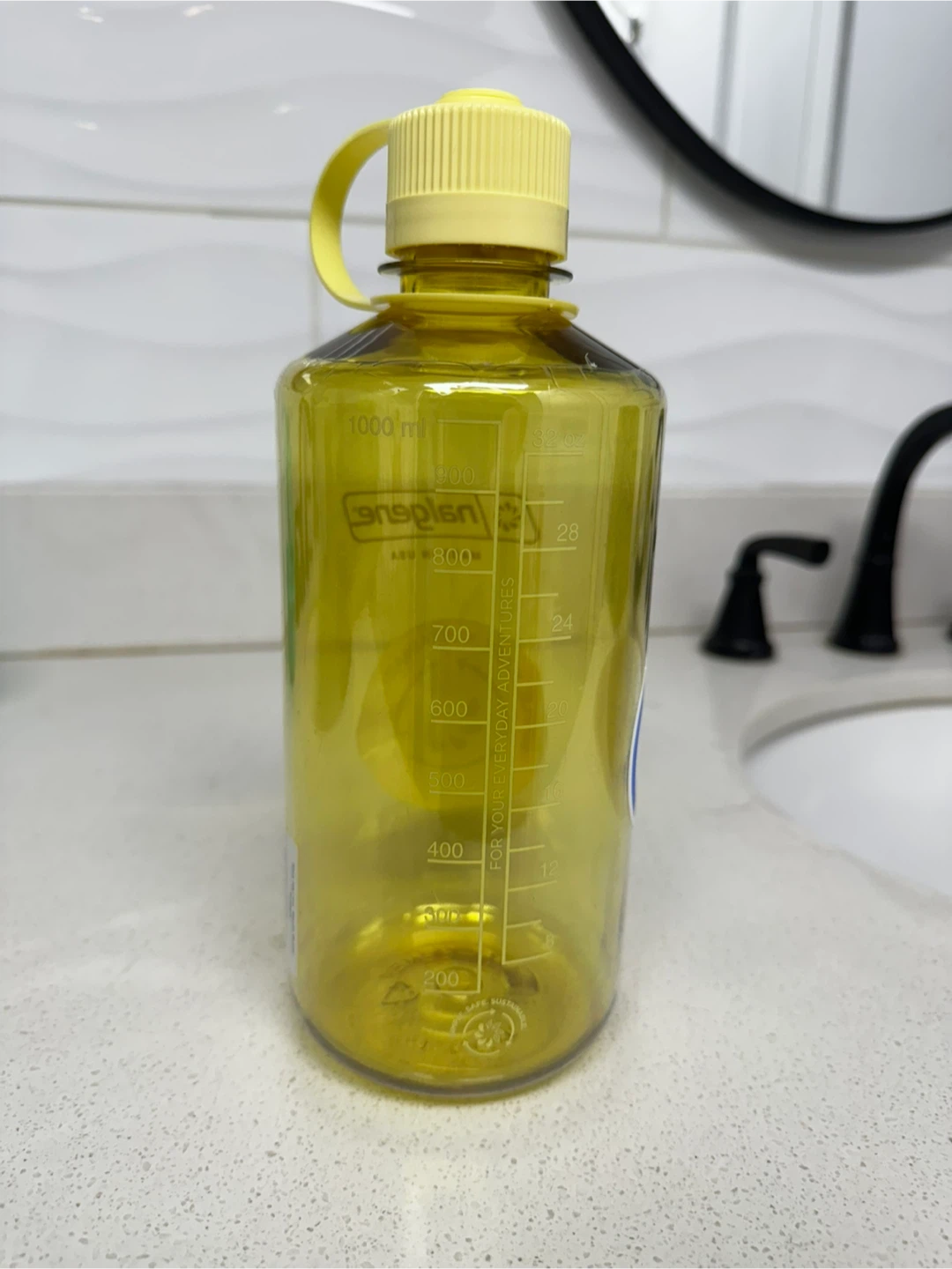 Nalgene Water Bottle - 1000ml - Yellow - photo 2