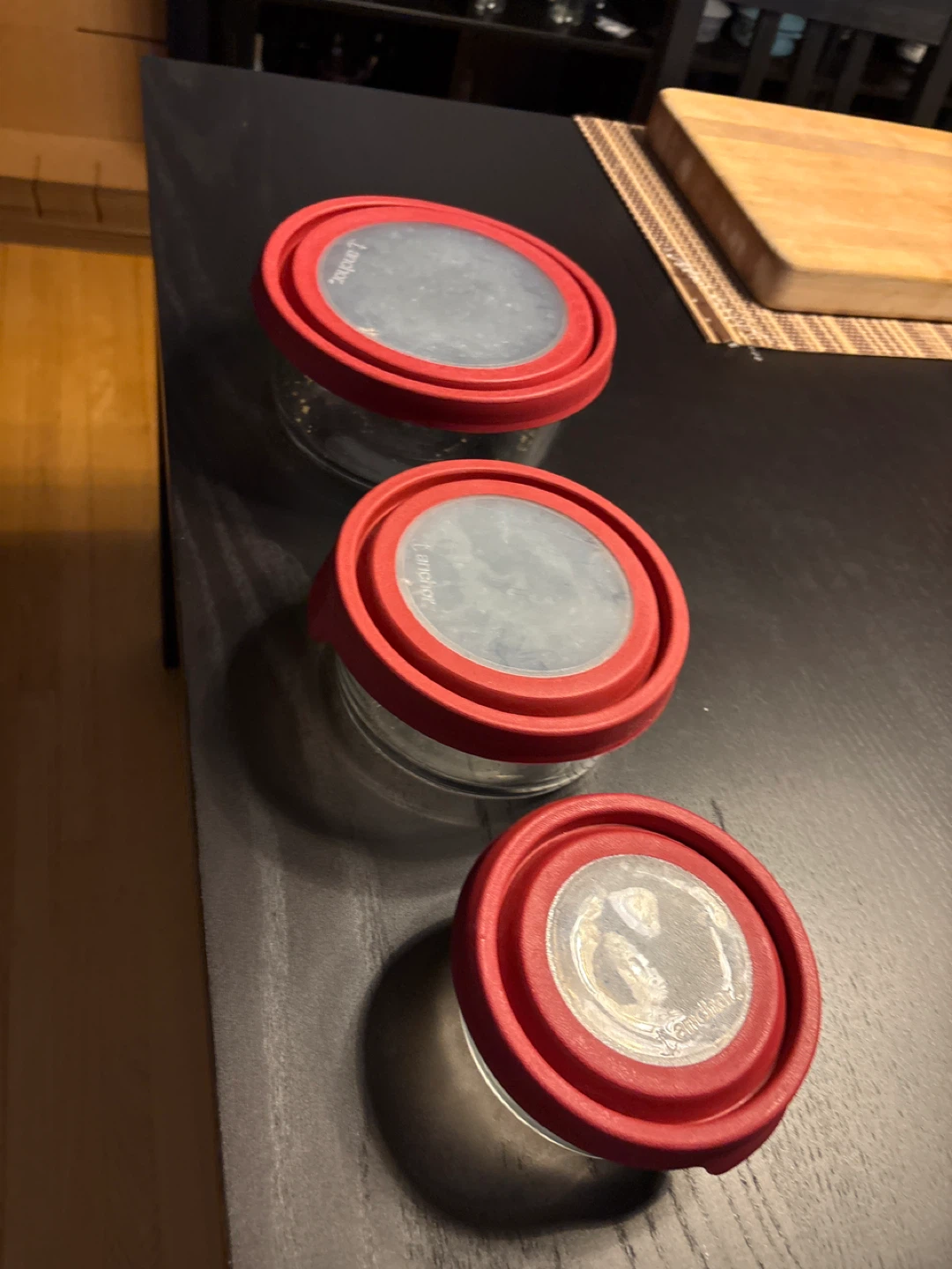 Anchor Hocking Glass Jars (Set of 3)