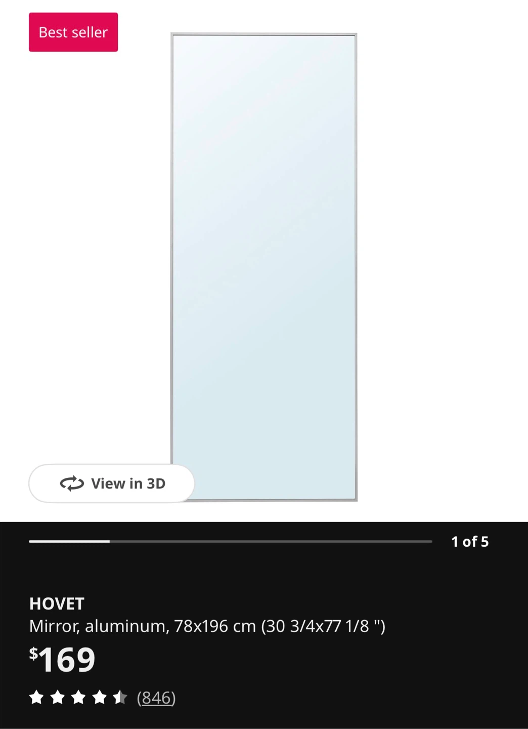 IKEA HOVET Mirror