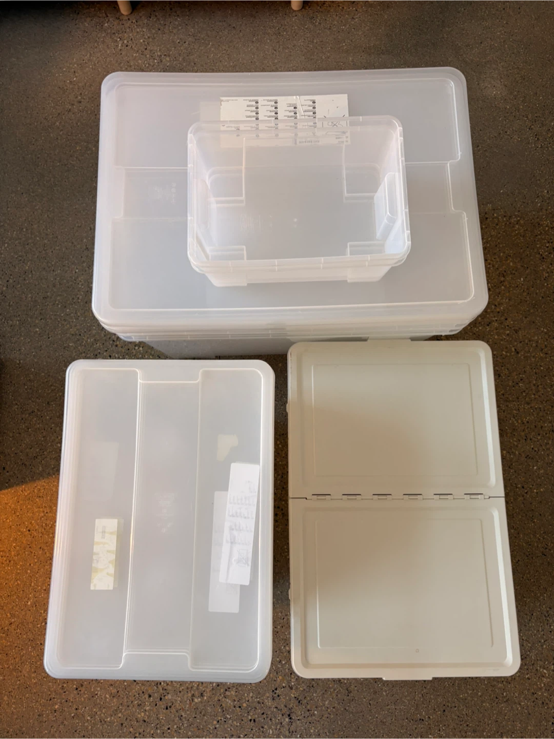 IKEA Storage Boxes with Lids - photo 2