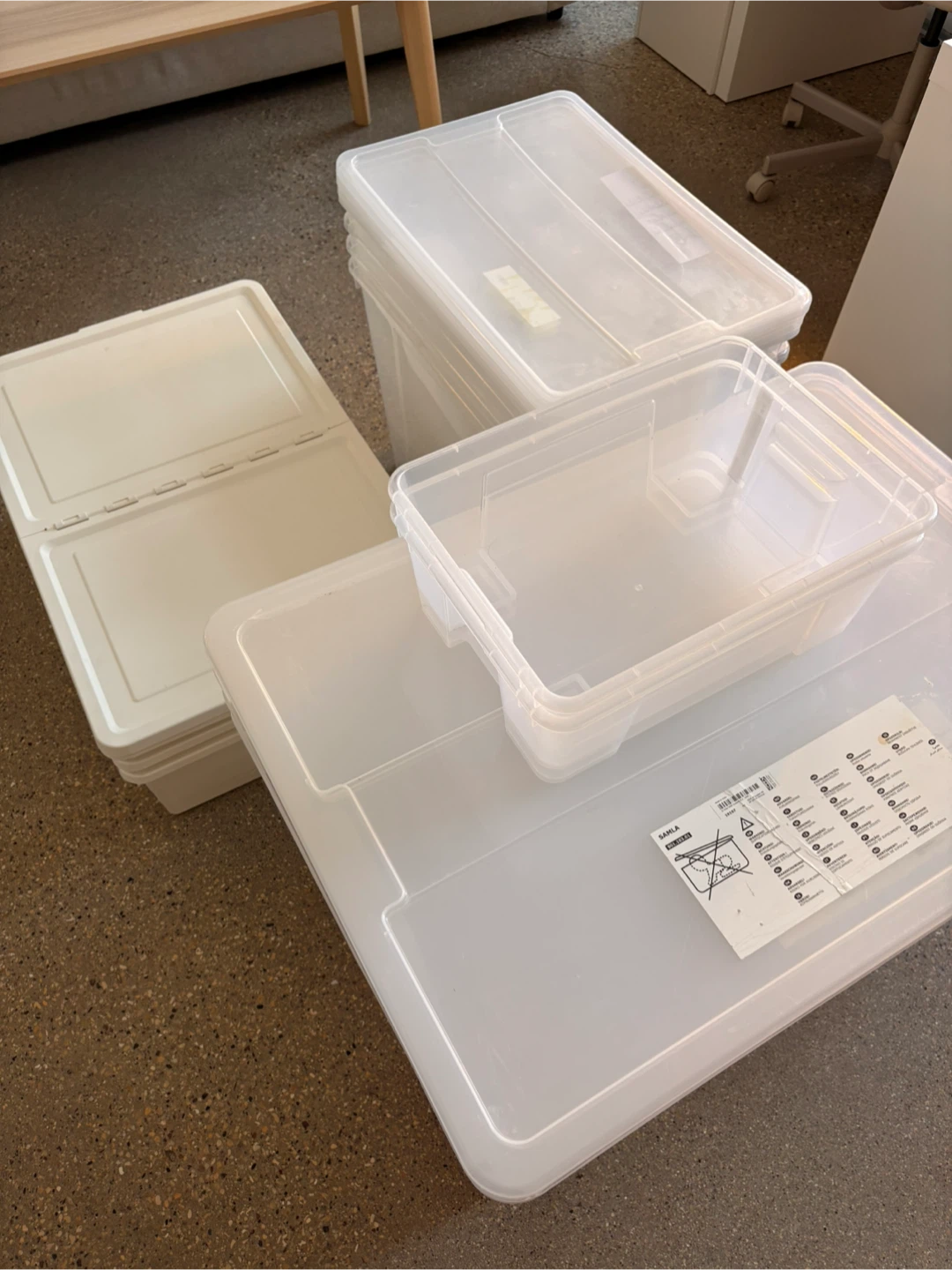 IKEA Storage Boxes with Lids