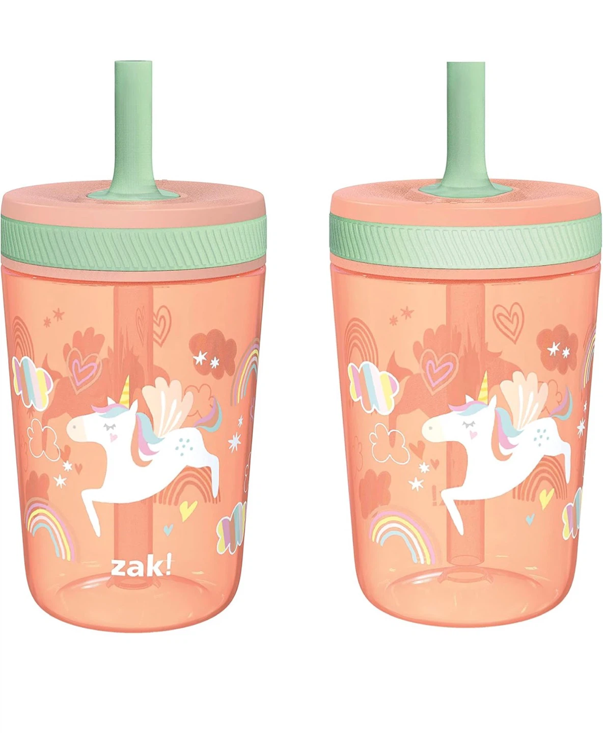 Zak! Designs Unicorn Sippy Cups (Set of 2)