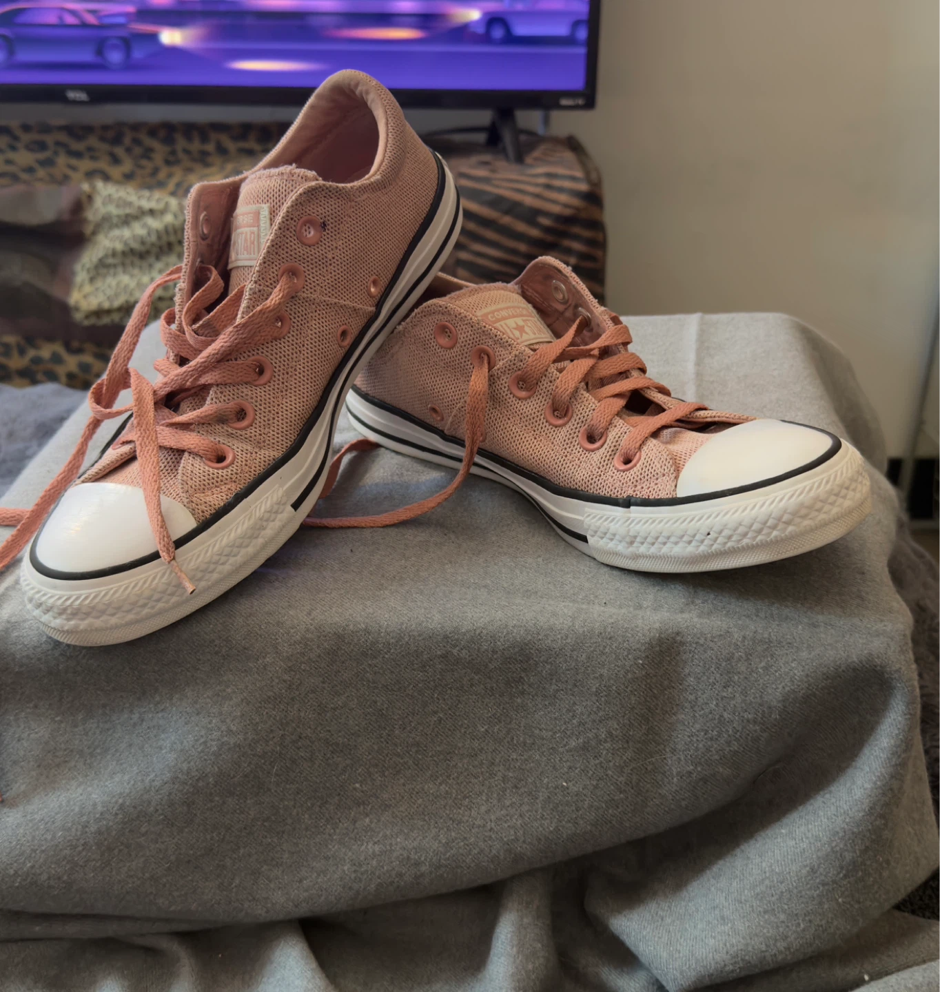 Converse Chuck Taylor All Star Pink Textile Sneakers