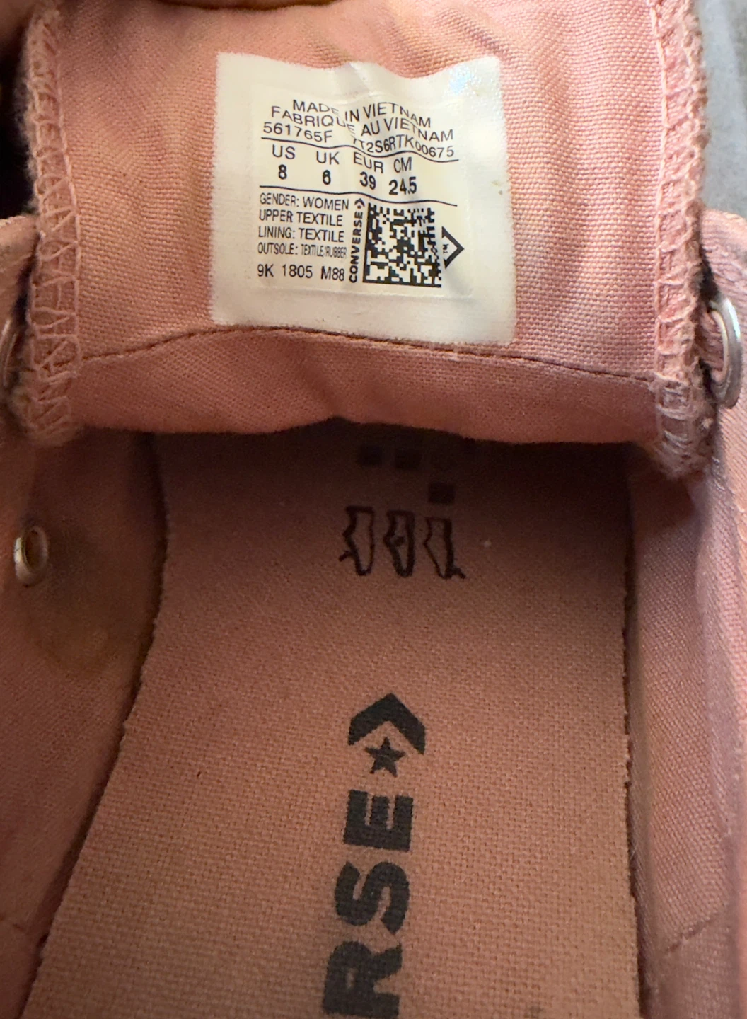 Converse Chuck Taylor All Star Pink Textile Sneakers - photo 4