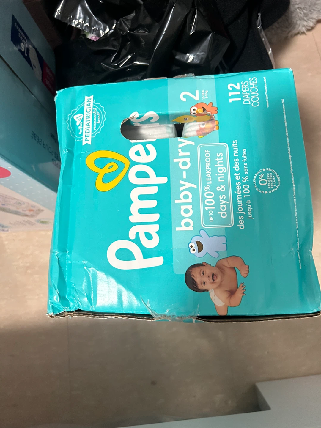 Pampers Baby-Dry Diapers Size 2 - 112 Count - photo 2