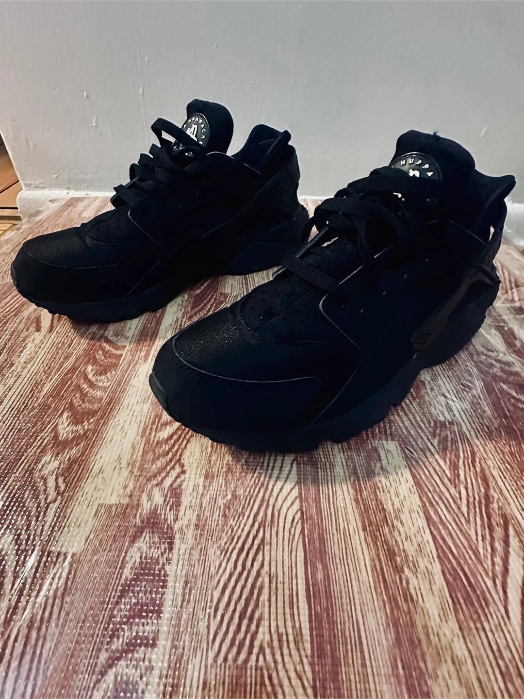Nike Air Huarache Men's Shoes Black Size 10