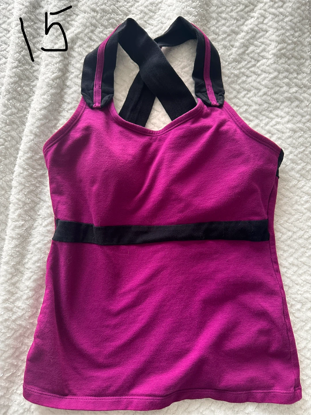 Bundle of 3 Tank Tops - Blue, Red, Magenta - photo 2